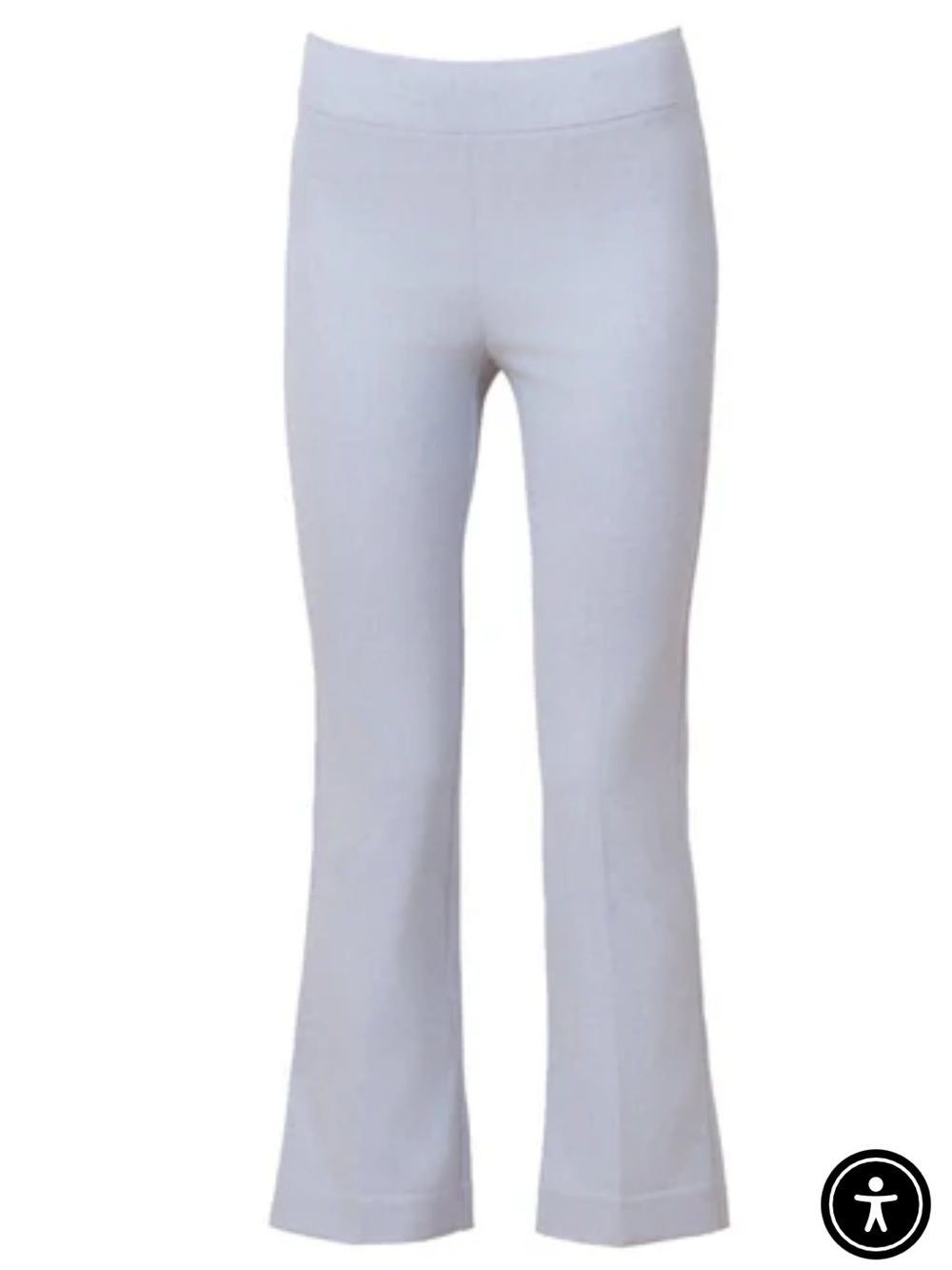 Avenue Montaigne Leo Soft Blue cropped flare pants size 6